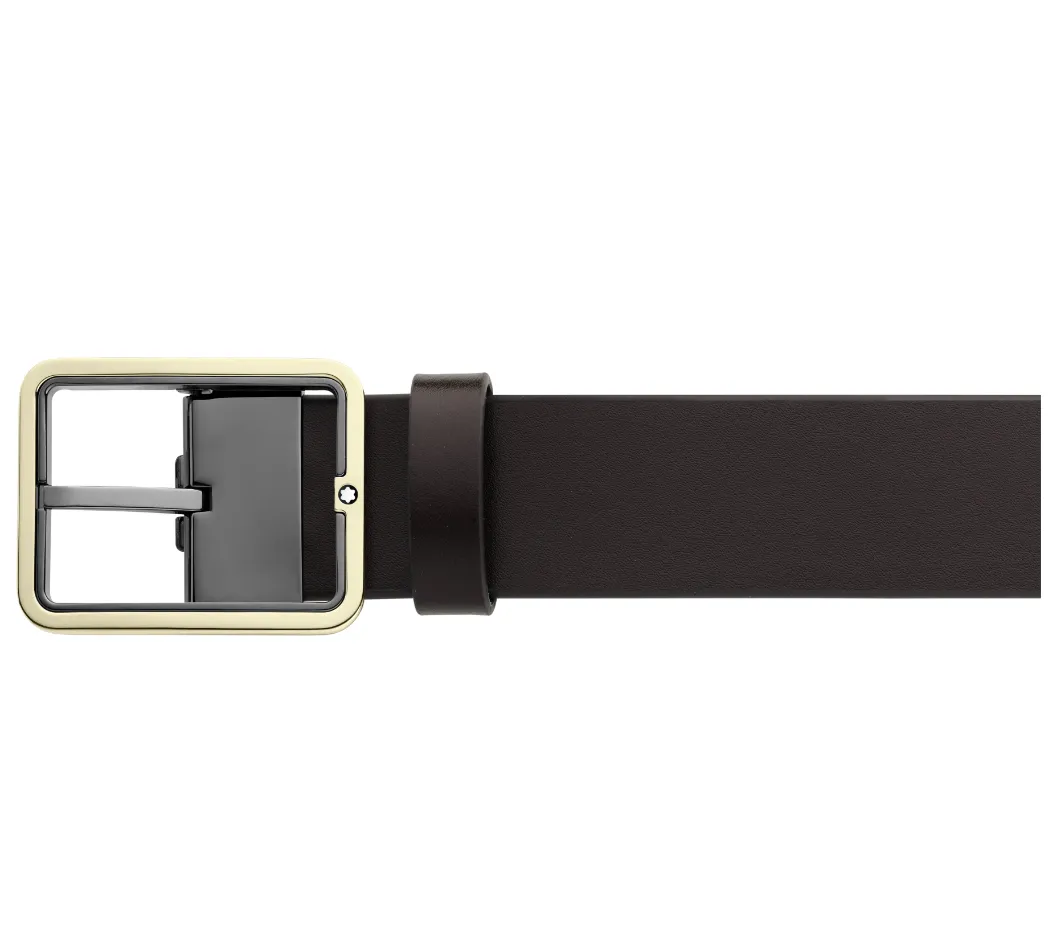 Montblanc Reversible 35mm Leather Belt Brown Grey D sold by Jura Watches product image thumbnail 2