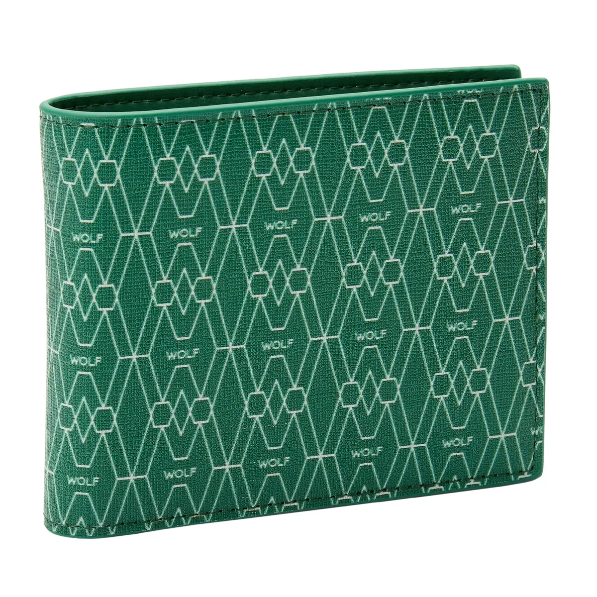 Wolf Signature Vegan Collection Green Billfold Coin Wallet sold by Jura Watches product image thumbnail 3