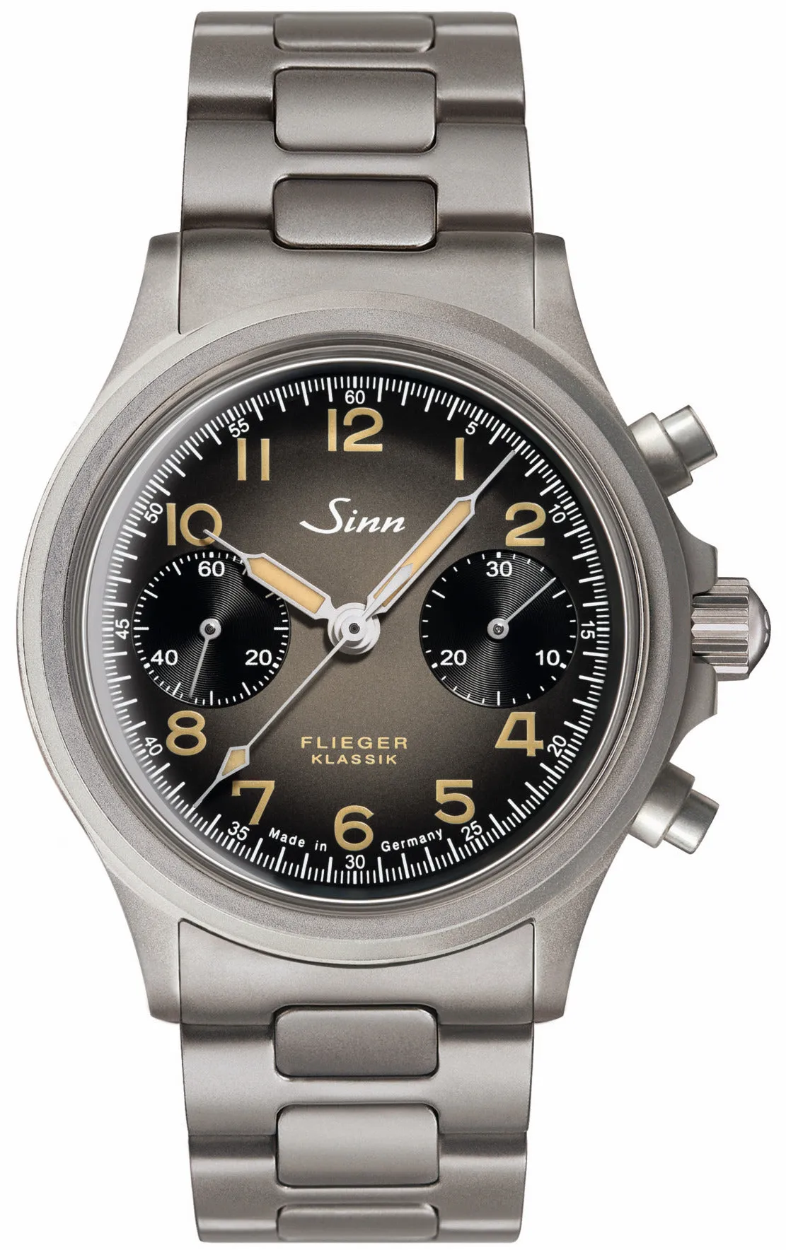 Sinn 356 Pilot Classic AS E H-Link Bracelet Watch sold by Jura Watches