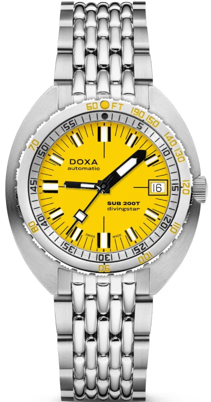 Doxa SUB 200T Divingstar Iconic Bracelet Watch sold by Jura Watches