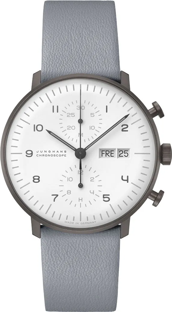 Junghans Watch Max Bill Chronoscope sold by Jura Watches