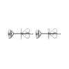 18ct White Gold 0.88ct Amethyst Round Stud Earrings sold by Jura Watches