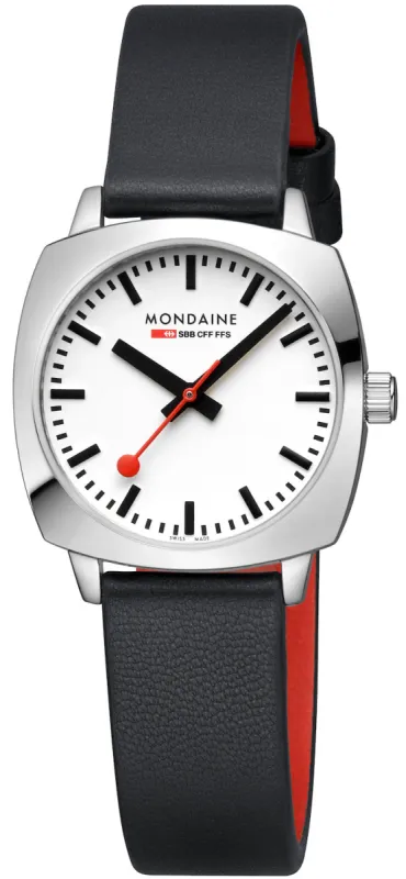 Mondaine Official Swiss Railways Cushion Watch made by Mondaine