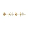 18ct Yellow Gold 1.12ct Ruby Solitaire Stud Earrings sold by Jura Watches