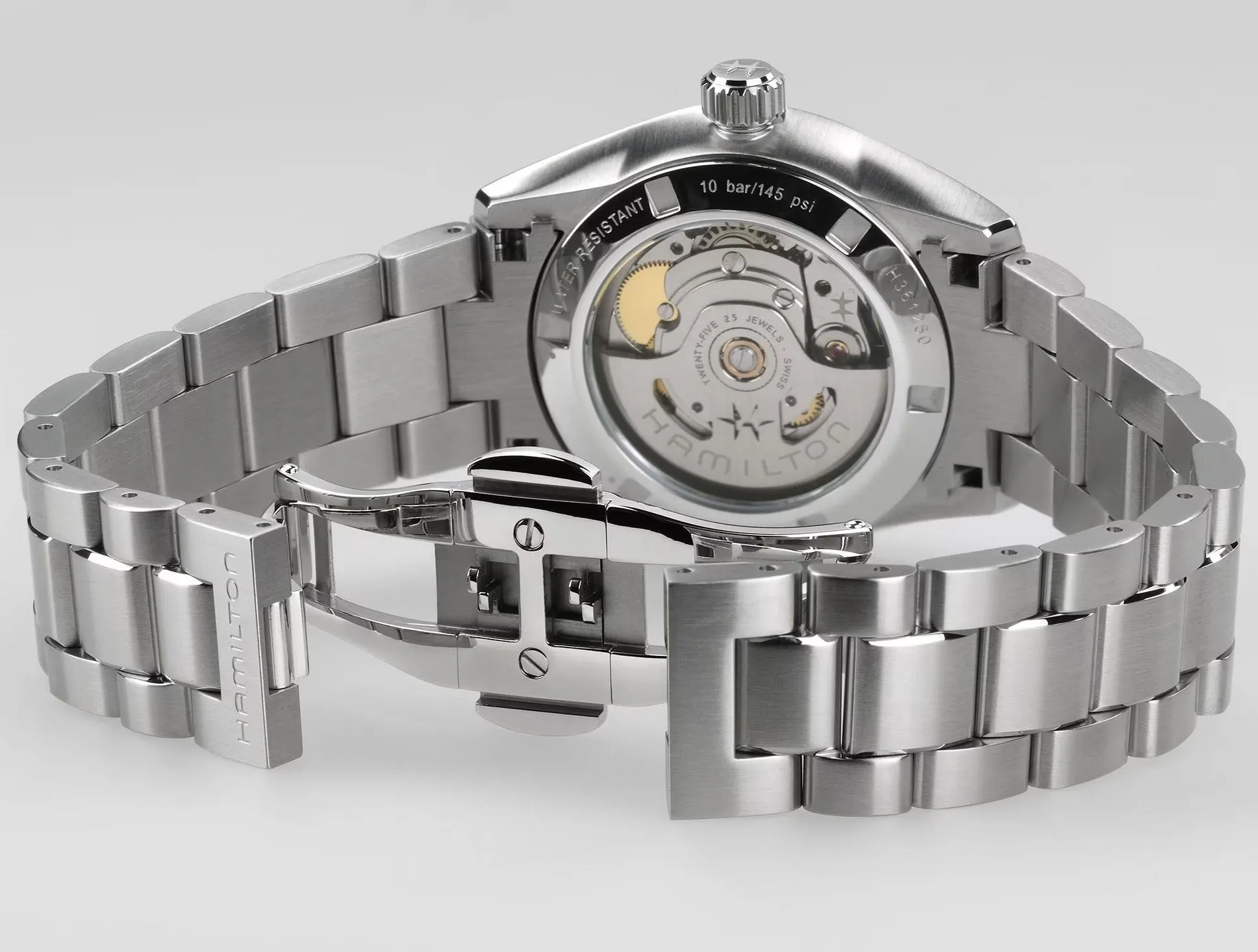 Hamilton Jazzmaster Performer Automatic White Watch sold by Jura Watches product image thumbnail 5