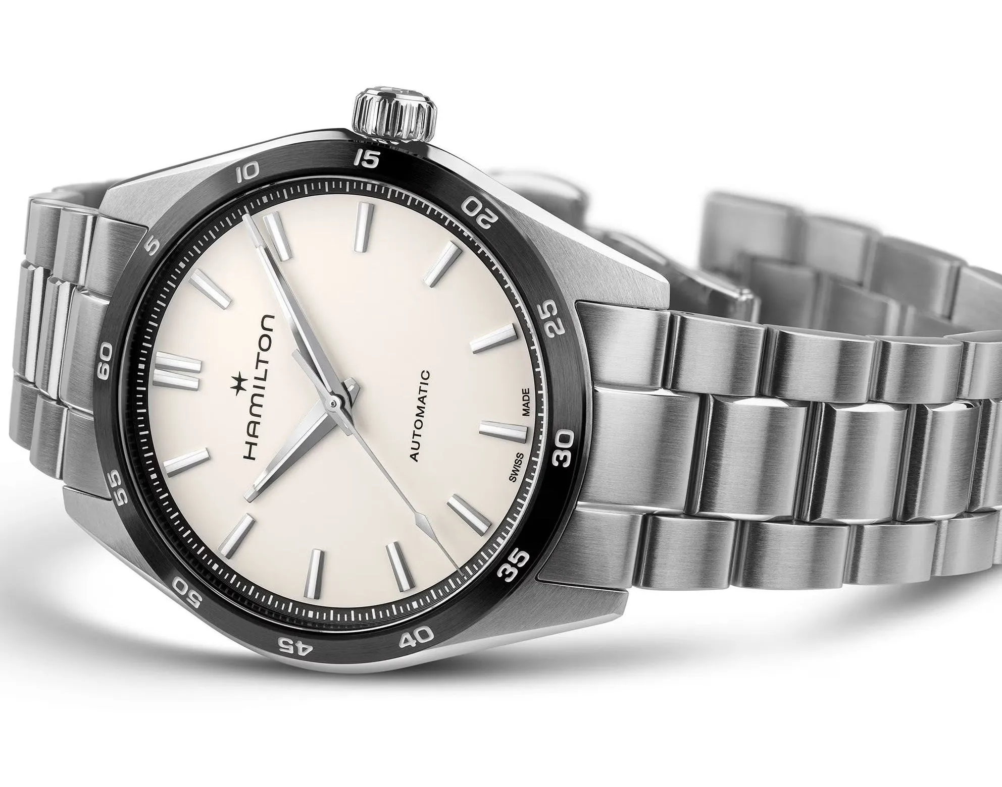 Hamilton Jazzmaster Performer Automatic White Watch sold by Jura Watches product image thumbnail 4