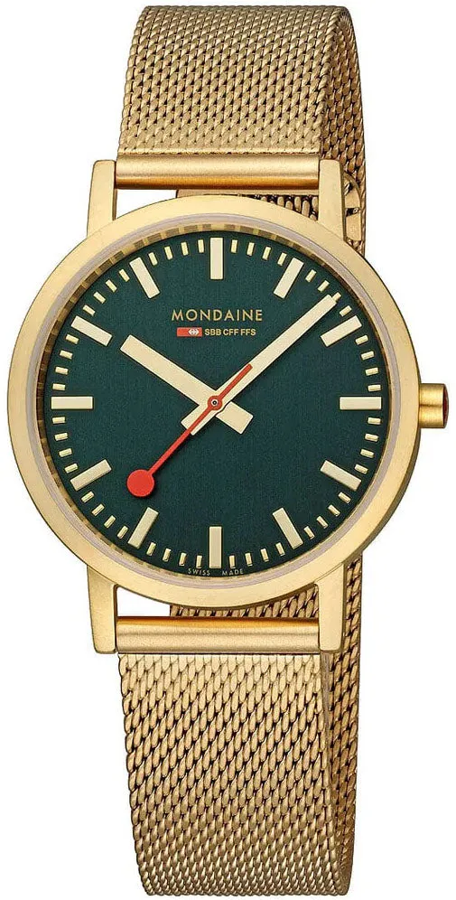 Mondaine Classic Forest Green Watch sold by Jura Watches