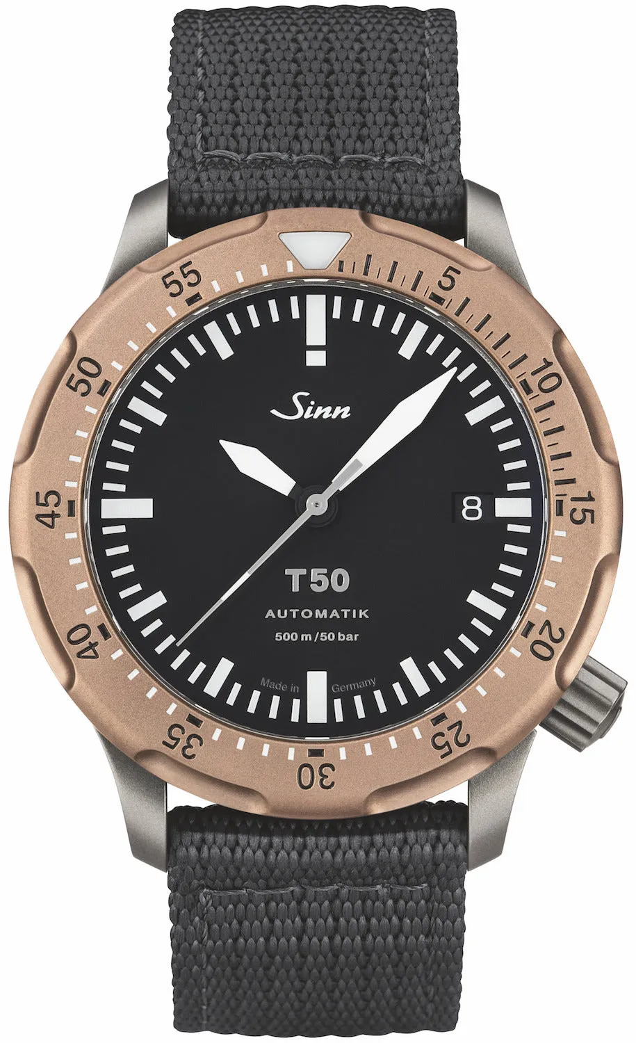 Sinn T50 GBDR Leather Textile Watch sold by Jura Watches