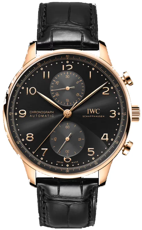 IWC Portugieser Chronograph Obsidian Watch sold by Jura Watches