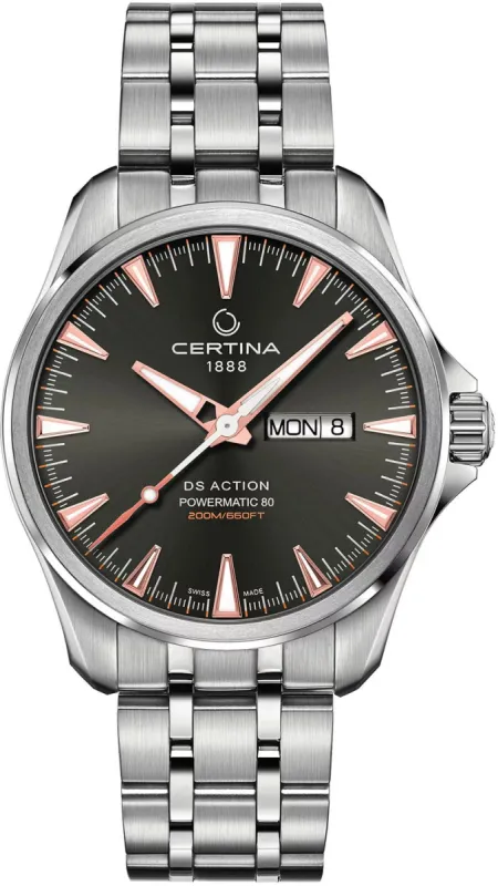 Certina DS Action Powermatic 80 Watch made by Jura Watches