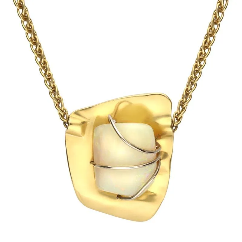 18ct Yellow Gold Opal Unique Necklace D sold by Jura Watches