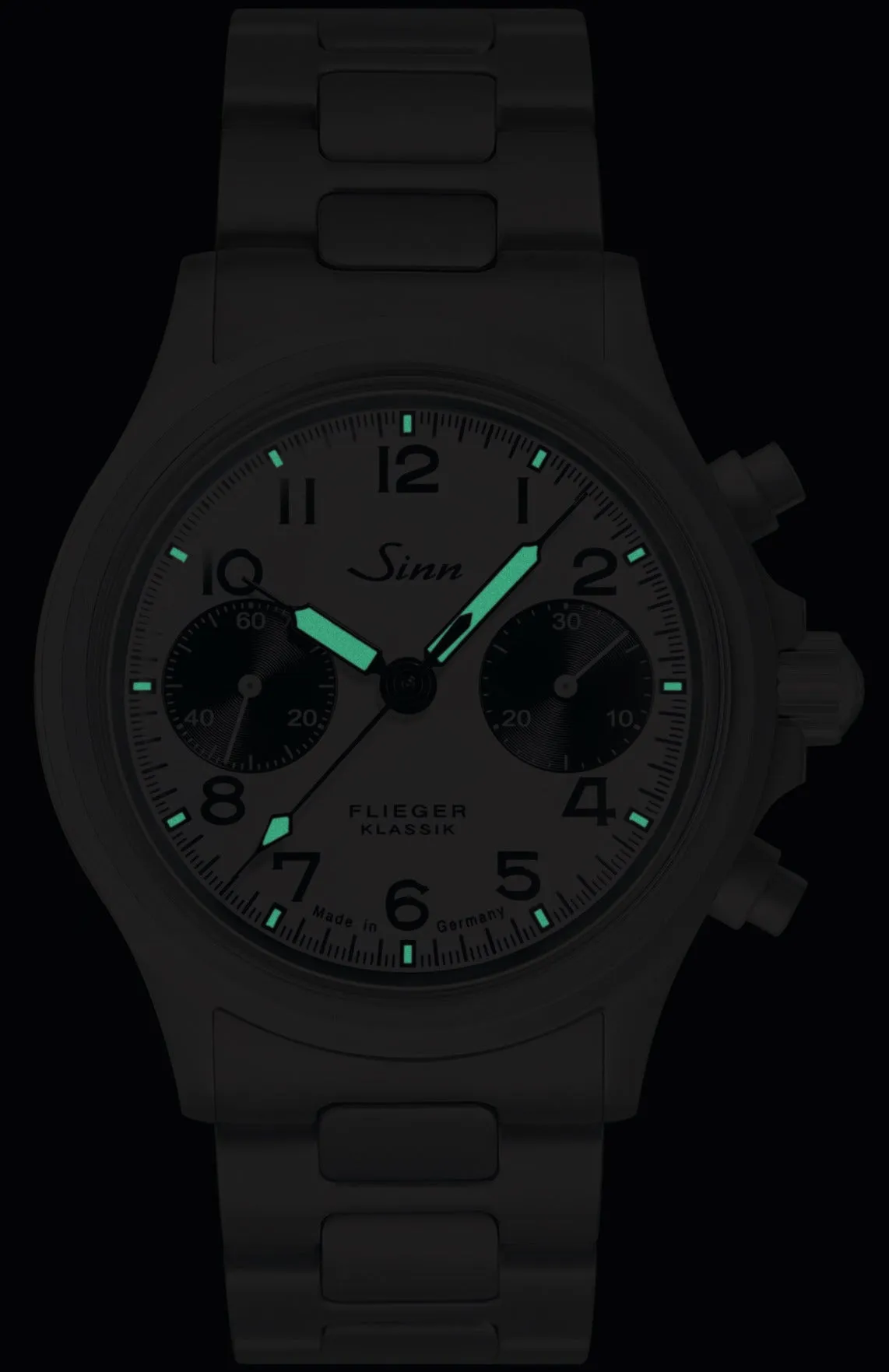 Sinn 356 Pilot Classic W H-Link Bracelet Watch sold by Jura Watches product image thumbnail 2