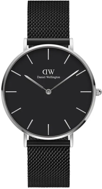 Daniel Wellington Watch Petite Ashfield Black 36mm sold by Jura Watches