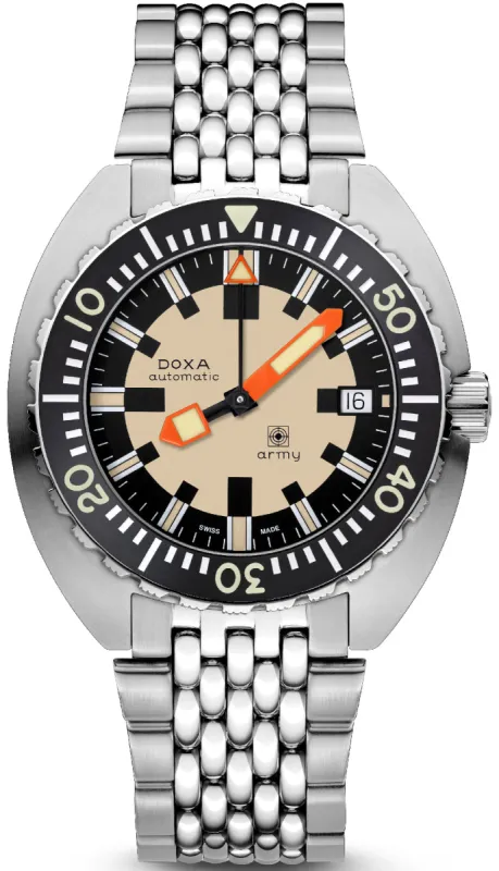 Doxa Dive Army Watch made by Jura Watches