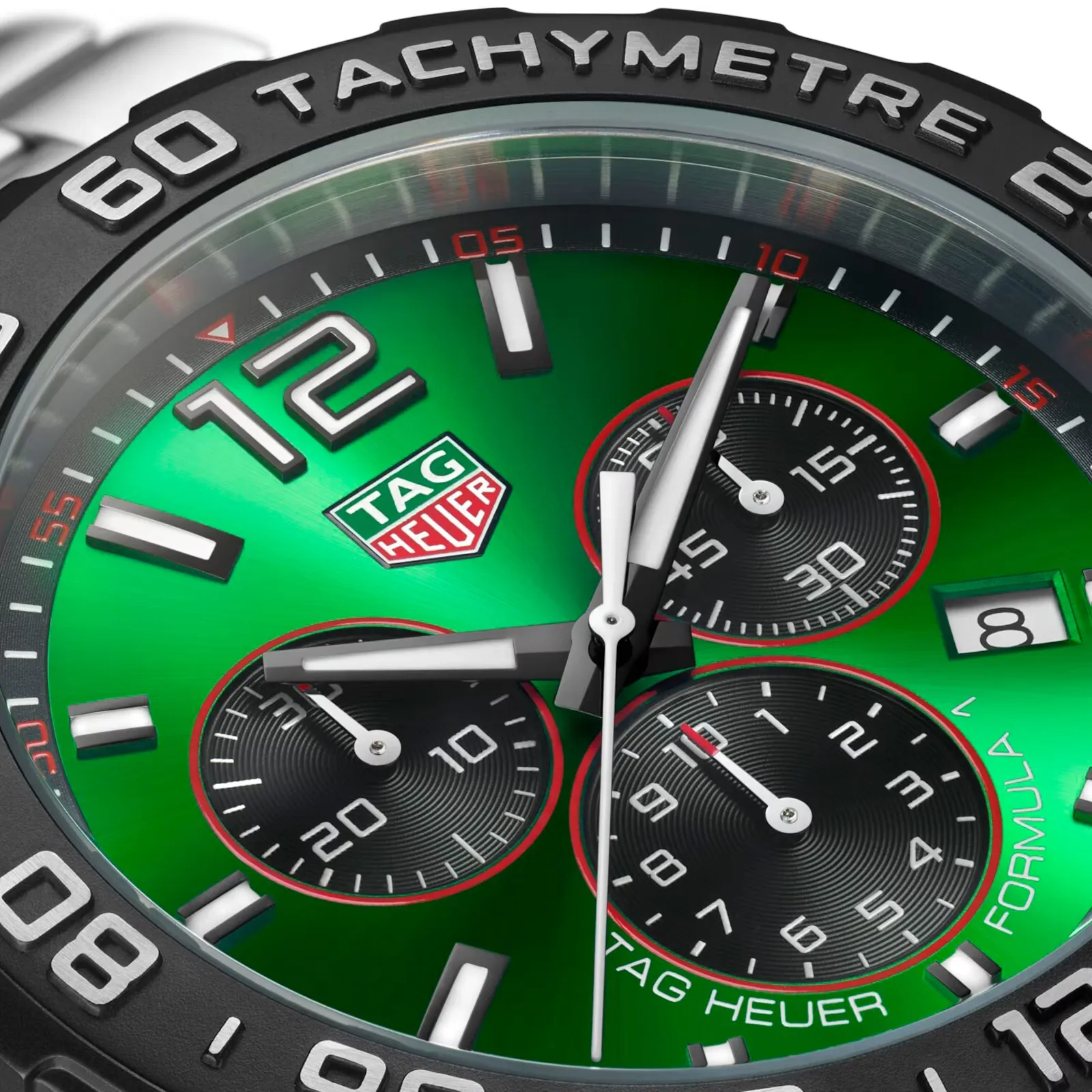 TAG Heuer Formula 1 Chronograph Green Bracelet Watch sold by Jura Watches product image thumbnail 4