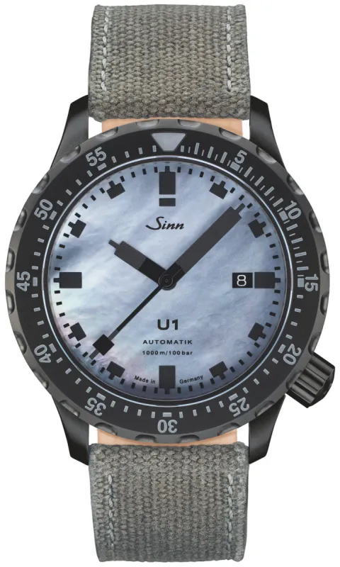 Sinn Watch U1 S Perlmutt S Leather Textile Limited Edition sold by Jura Watches