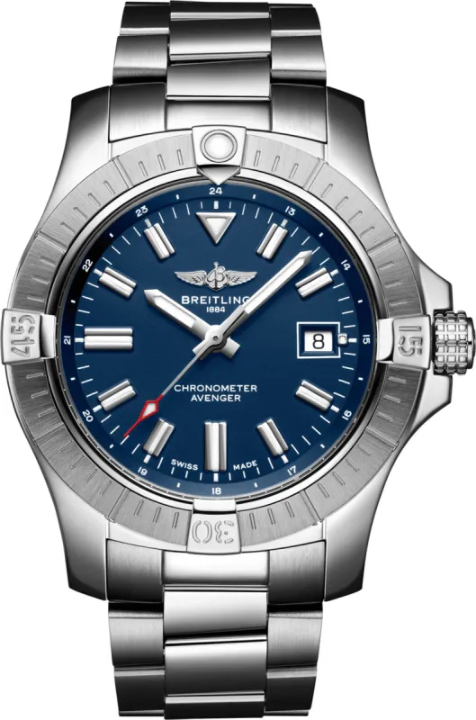 Breitling Watch Avenger Automatic 43 Steel Bracelet D sold by Jura Watches
