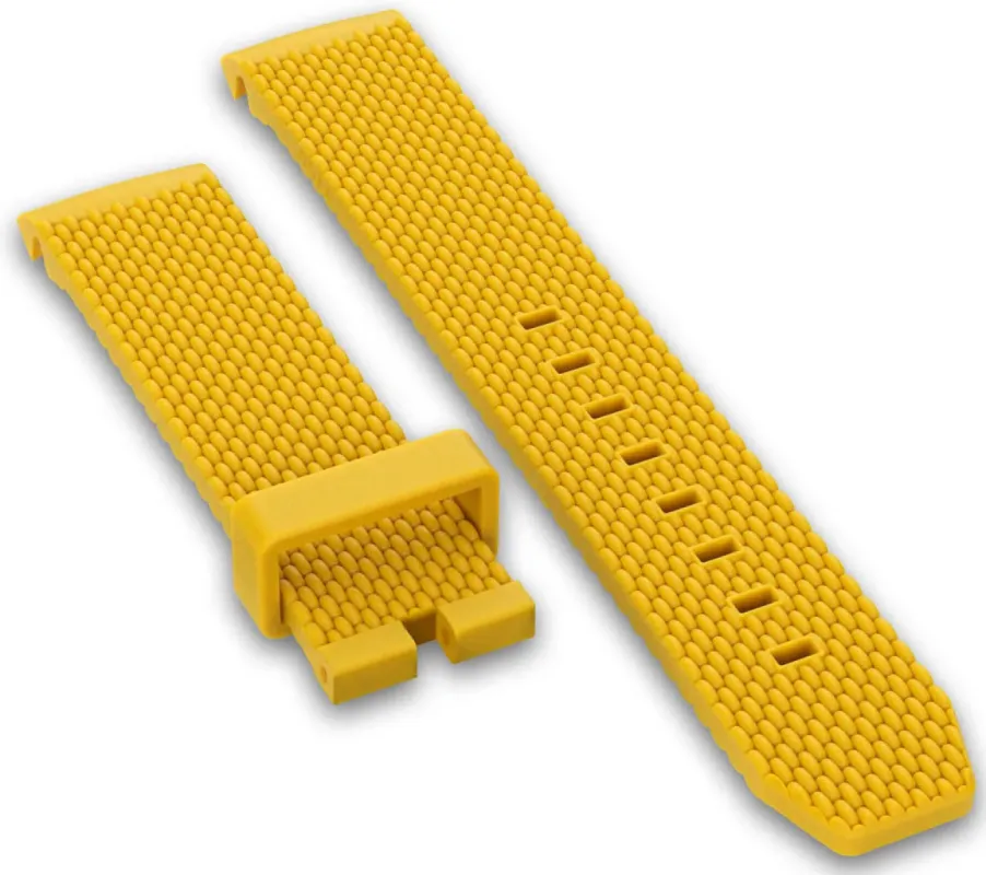 Doxa Strap SUB 200 C-GRAPH Rubber Yellow made by Jura Watches