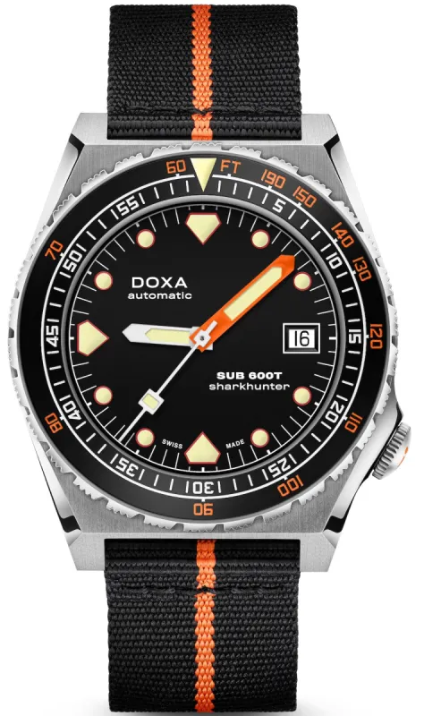 Doxa SUB 600T Sharkhunter Nato Watch sold by Jura Watches