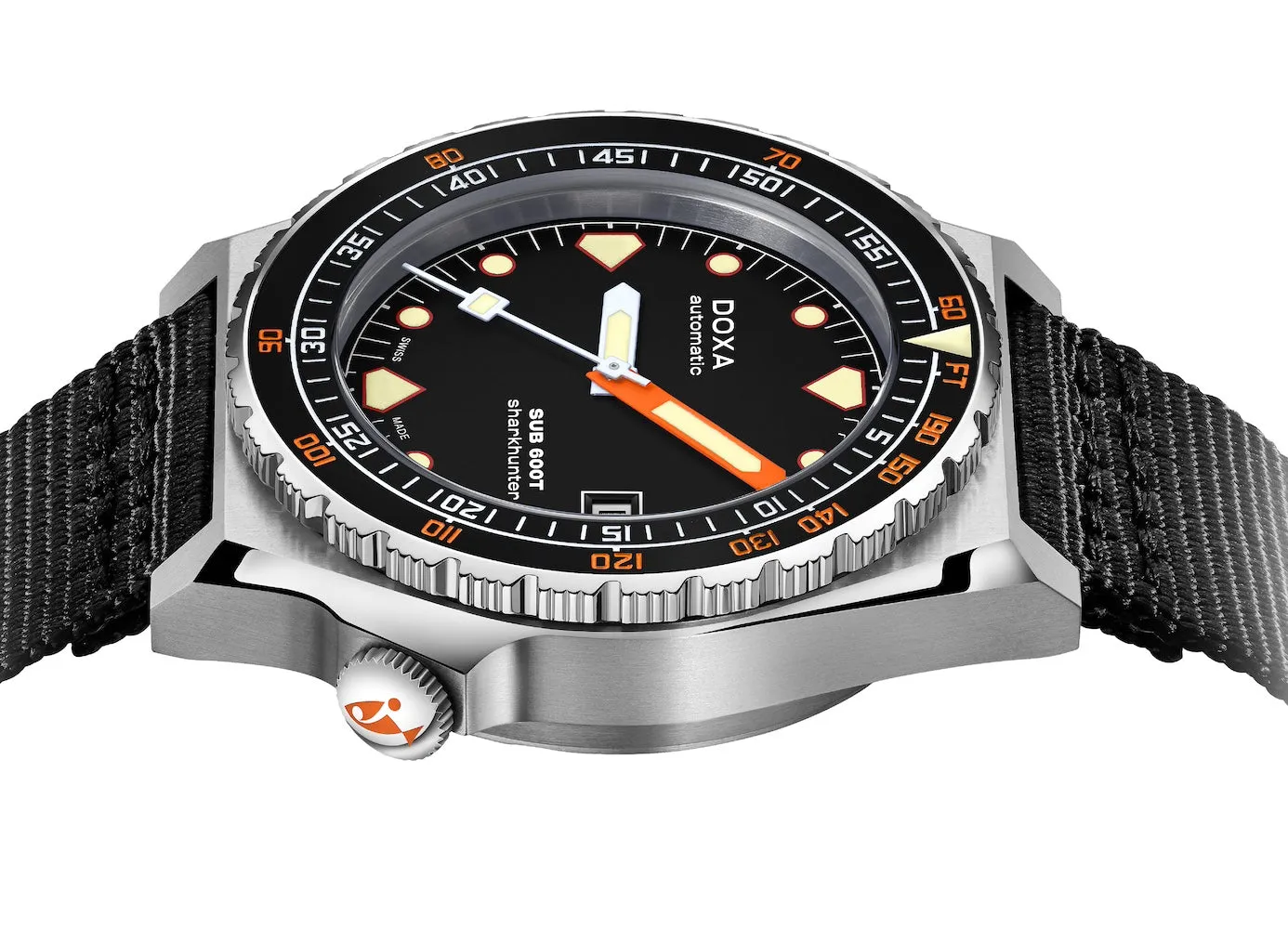 Doxa SUB 600T Sharkhunter Nato Watch sold by Jura Watches product image thumbnail 3
