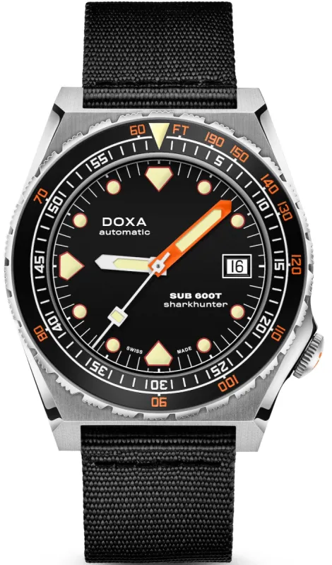 Doxa SUB 600T Sharkhunter Nato Watch sold by Jura Watches
