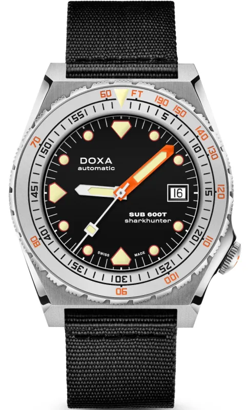 Doxa SUB 600T Sharkhunter Nato Watch sold by Jura Watches