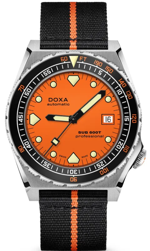 Doxa SUB 600T Professional Nato Watch sold by Jura Watches