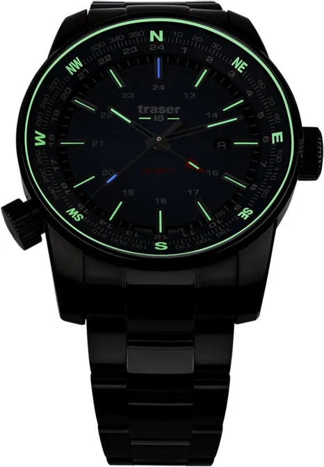 Traser H3 P68 Pathfinder GMT Green Watch sold by Jura Watches product image thumbnail 2