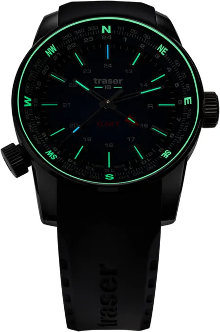 Traser H3 P68 Pathfinder GMT Green Watch sold by Jura Watches product image thumbnail 2