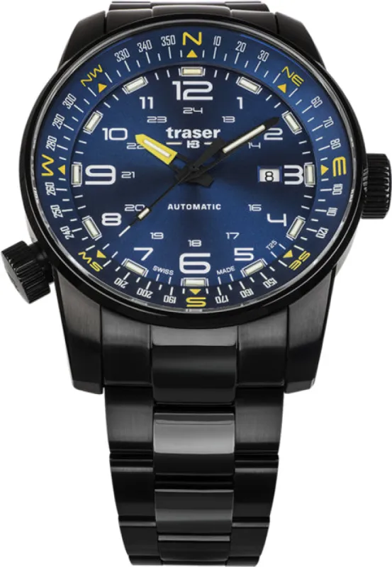 Traser H3 P68 Pathfinder Automatic Blue Watch made by Jura Watches
