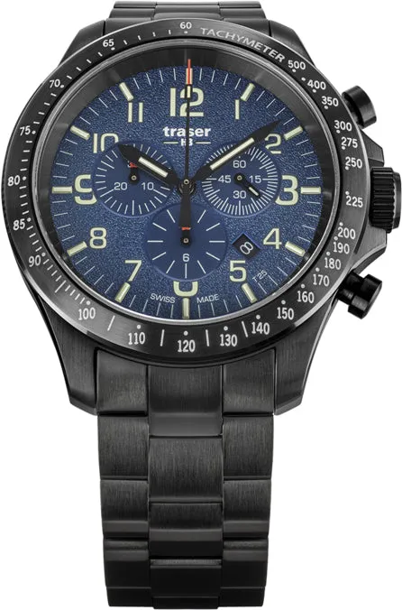 Traser H3 P67 Officer Pro Chronograph Blue Watch sold by Jura Watches