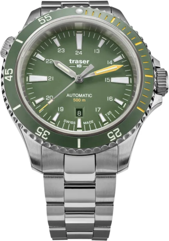 Traser H3 P67 Diver Automatic Green Watch sold by Jura Watches