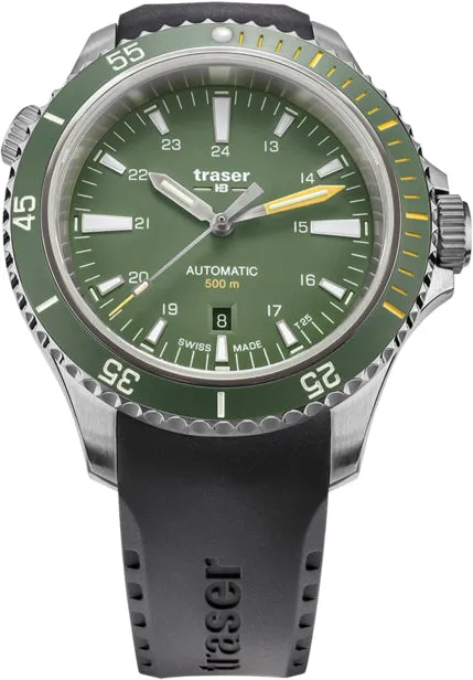 Traser H3 P67 Diver Automatic Green Watch sold by Jura Watches
