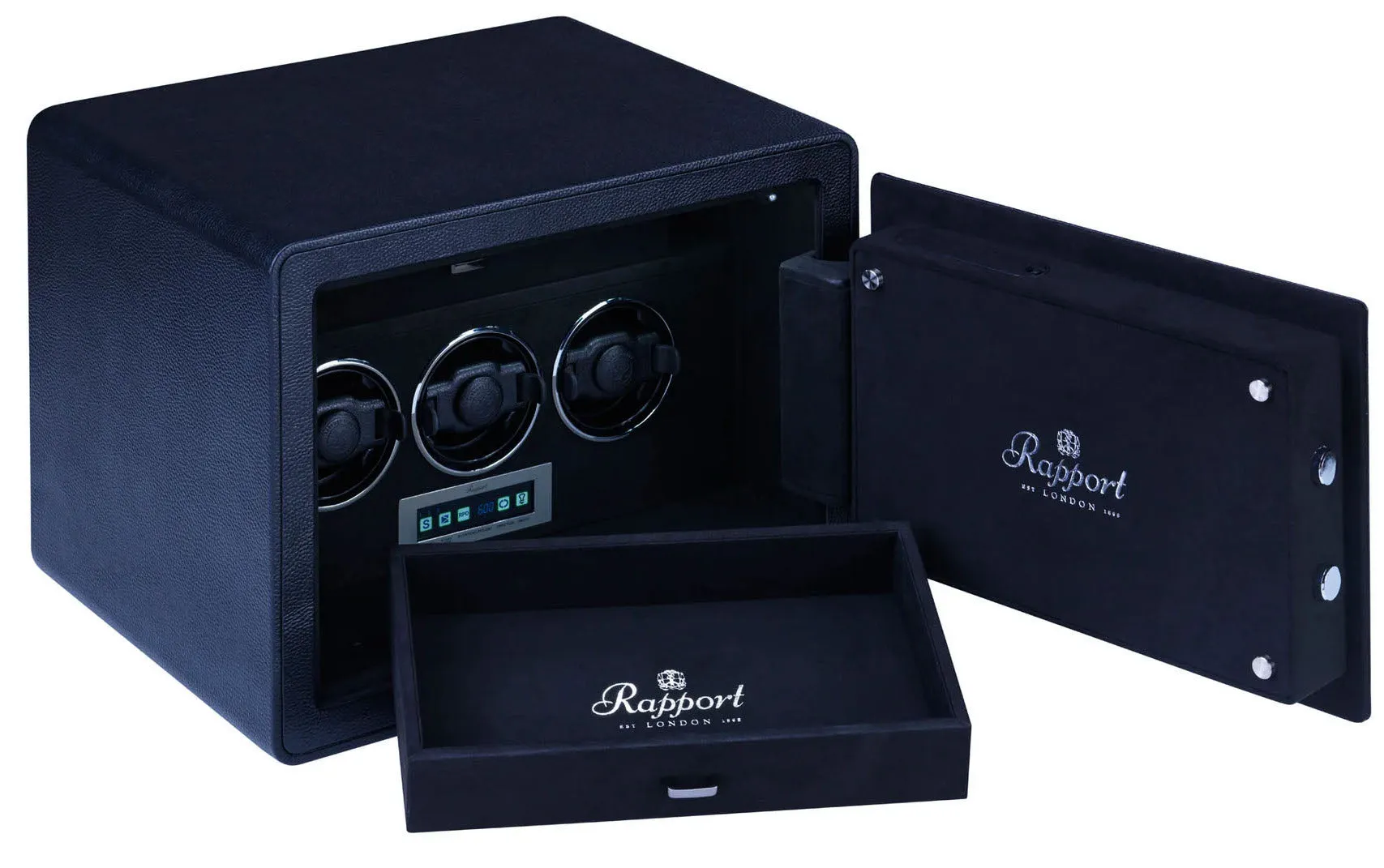Rapport Watch Winder Savoy 3 Black sold by Jura Watches product image thumbnail 2