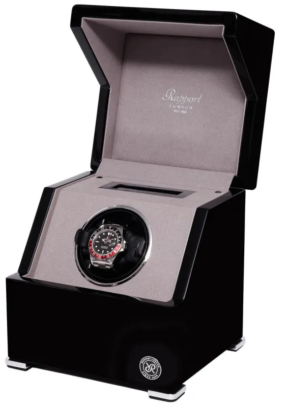 Rapport Watch Winder Perpetua Single Ebony made by Jura Watches