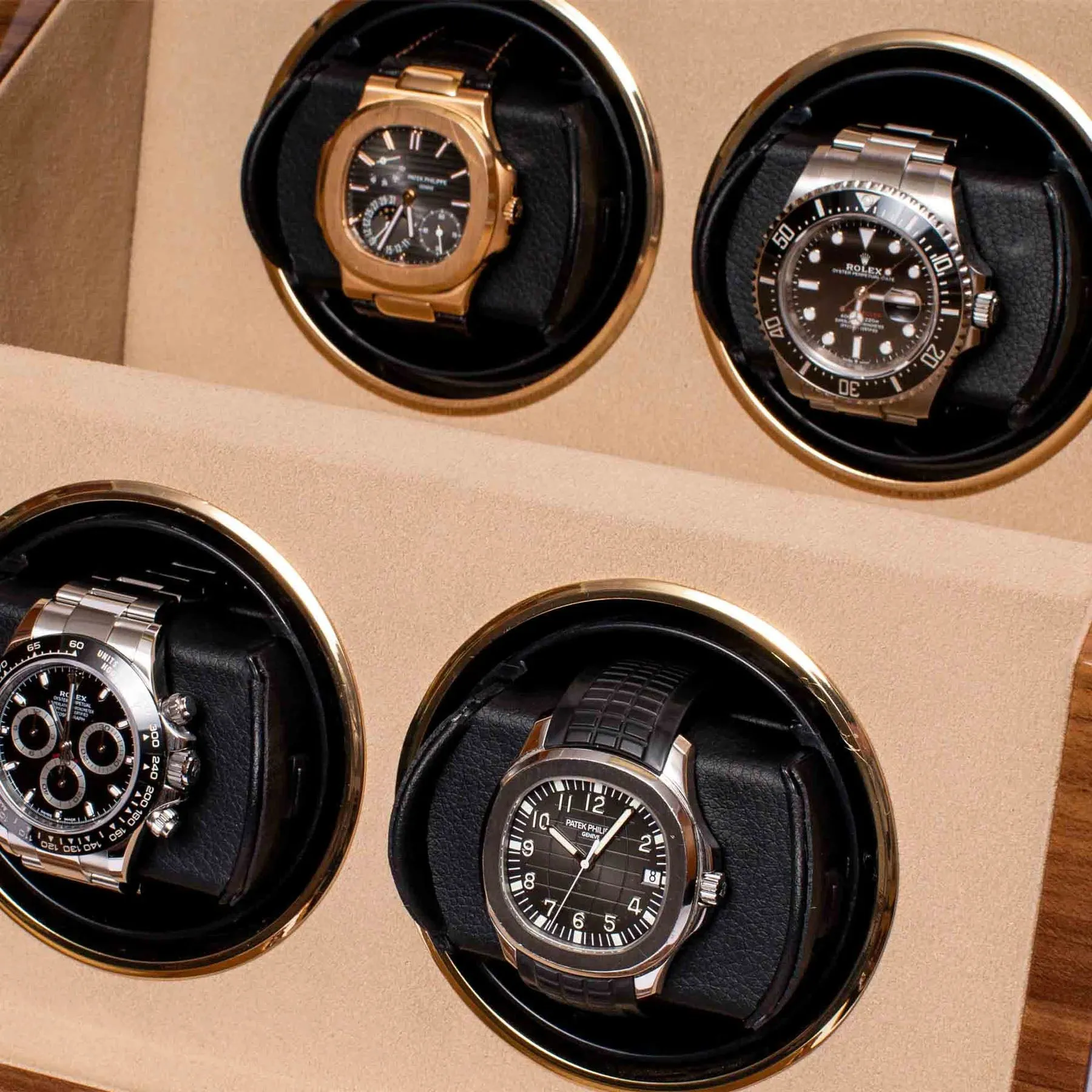 Rapport Watch Winder Perpetua III Quad Walnut sold by Jura Watches product image thumbnail 3