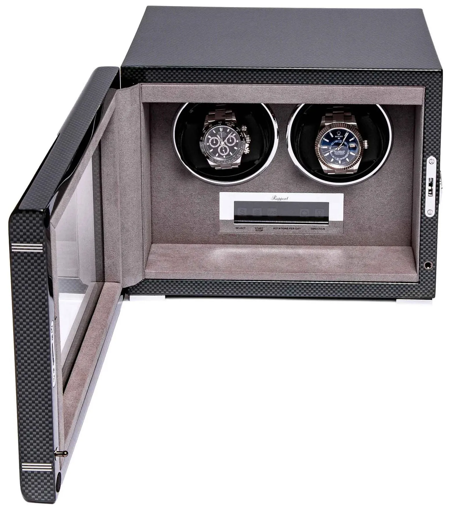 Rapport Watch Winder Formula Duo Carbon Fibre sold by Jura Watches product image thumbnail 4