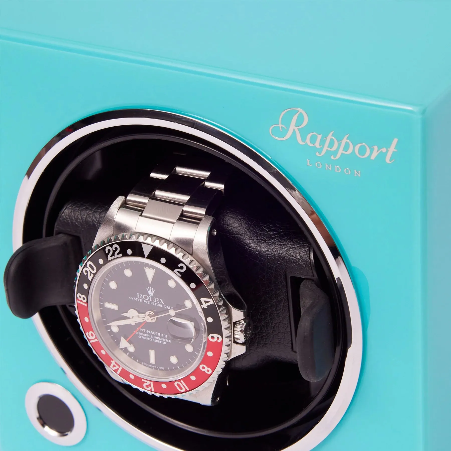 Rapport Watch Winder Evo Single Aquamarine Blue Limited Edition sold by Jura Watches product image thumbnail 3