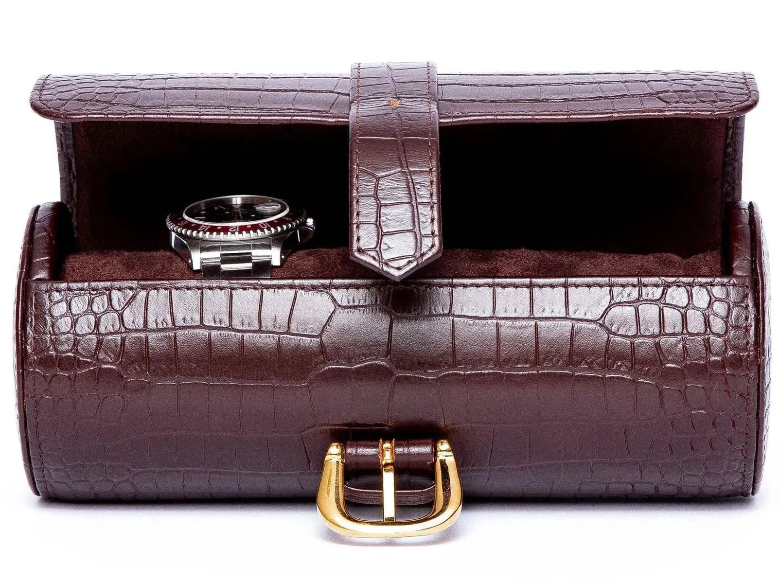 Rapport Watch Roll Brompton 3 Brown Crocodile sold by Jura Watches
