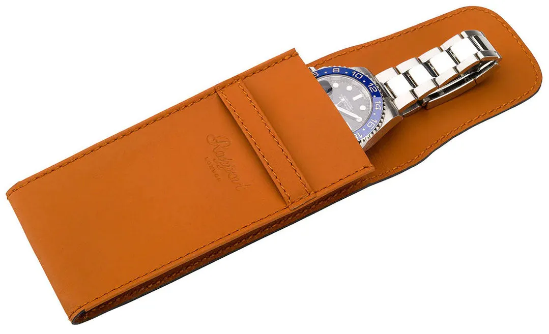 Rapport Watch Pouch Hyde Park Single Tan sold by Jura Watches product image thumbnail 2