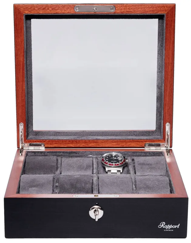 Rapport Watch Box Optic 8 Black sold by Jura Watches