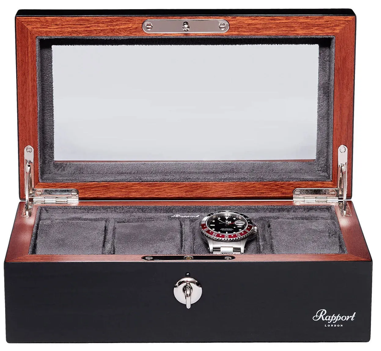 Rapport Watch Box Optic 4 Black sold by Jura Watches
