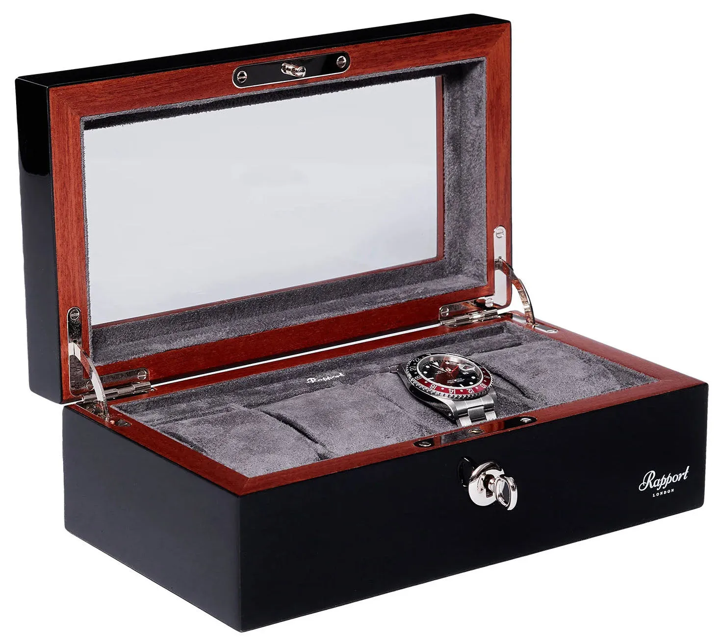 Rapport Watch Box Optic 4 Black sold by Jura Watches product image thumbnail 4