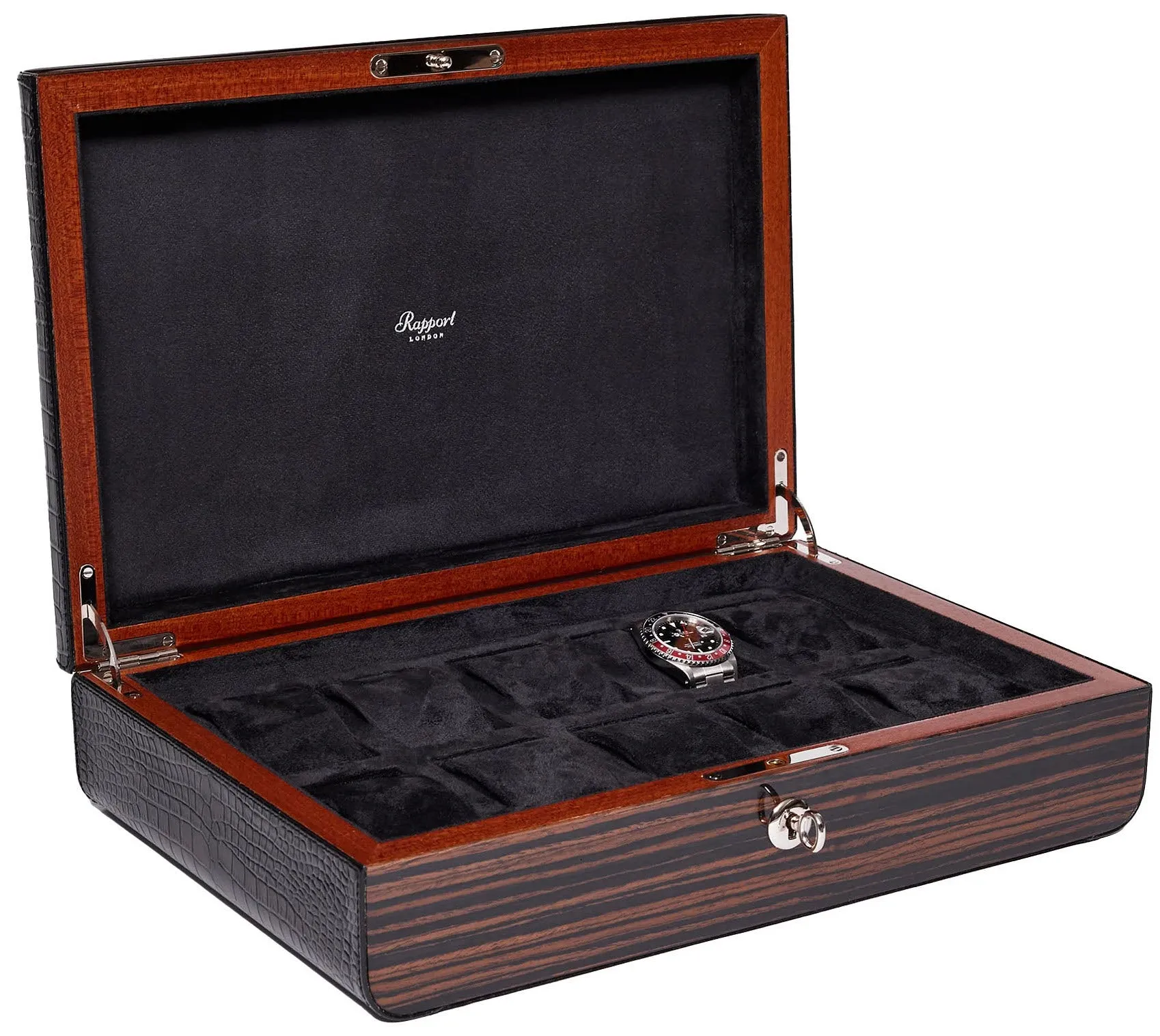 Rapport Watch Box Mayfair 10 Macassar Wood sold by Jura Watches product image thumbnail 4