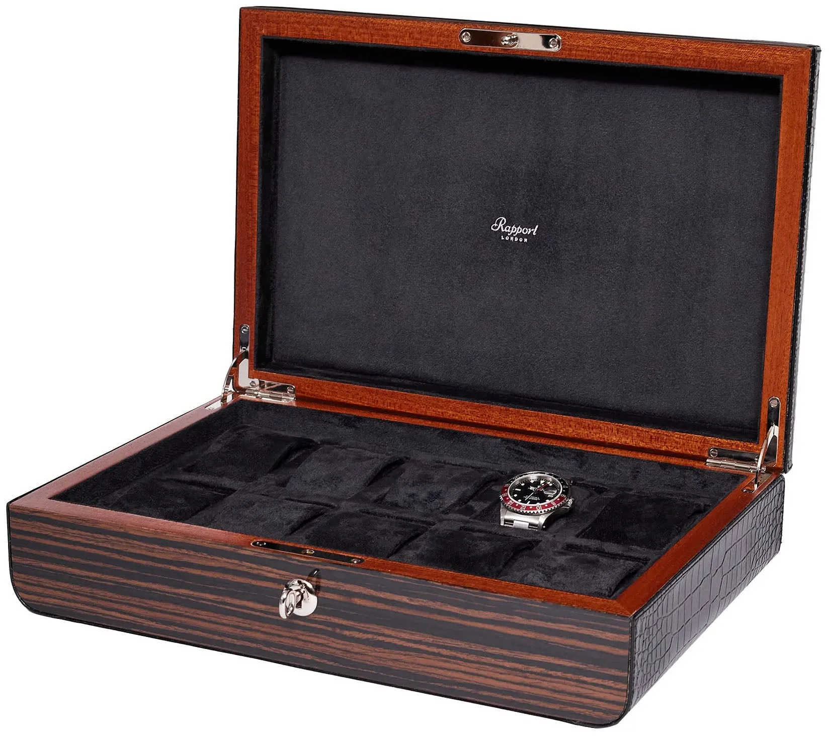 Rapport Watch Box Mayfair 10 Macassar Wood sold by Jura Watches product image thumbnail 3