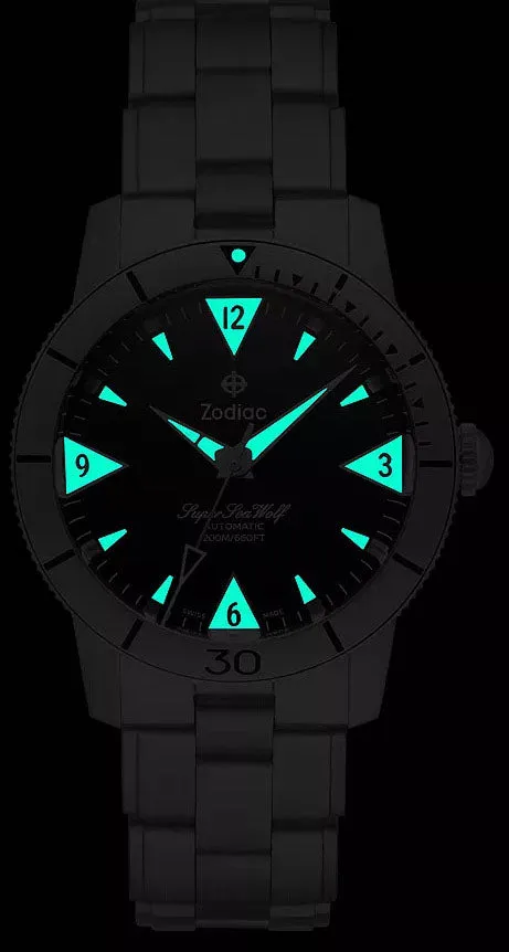 Zodiac Super Sea Wolf Skin Mens Watch sold by Jura Watches product image thumbnail 3