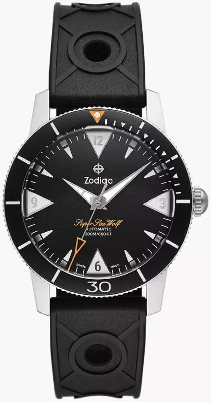 Zodiac Super Sea Wolf Skin Mens Watch sold by Jura Watches