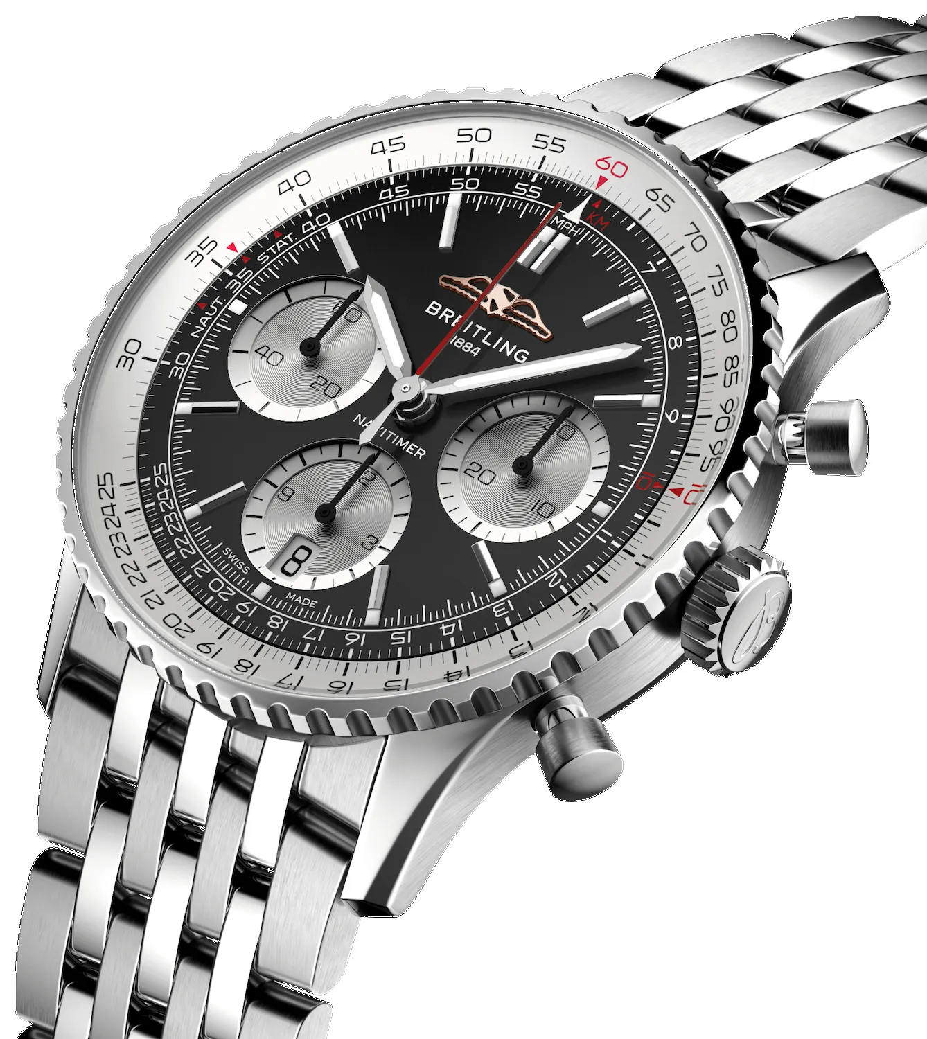 Breitling Navitimer B01 Chronograph 41 Bracelet Watch sold by Jura Watches product image thumbnail 4