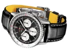 Breitling Navitimer B01 41 Black Croc Folding Clasp Watch sold by Jura Watches