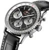 Breitling Navitimer B01 41 Black Croc Folding Clasp Watch sold by Jura Watches